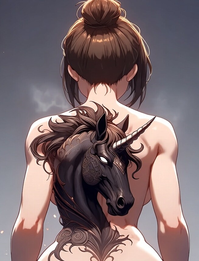 「Licorne oyo ezali na liseke ya moindo, apocalypse」