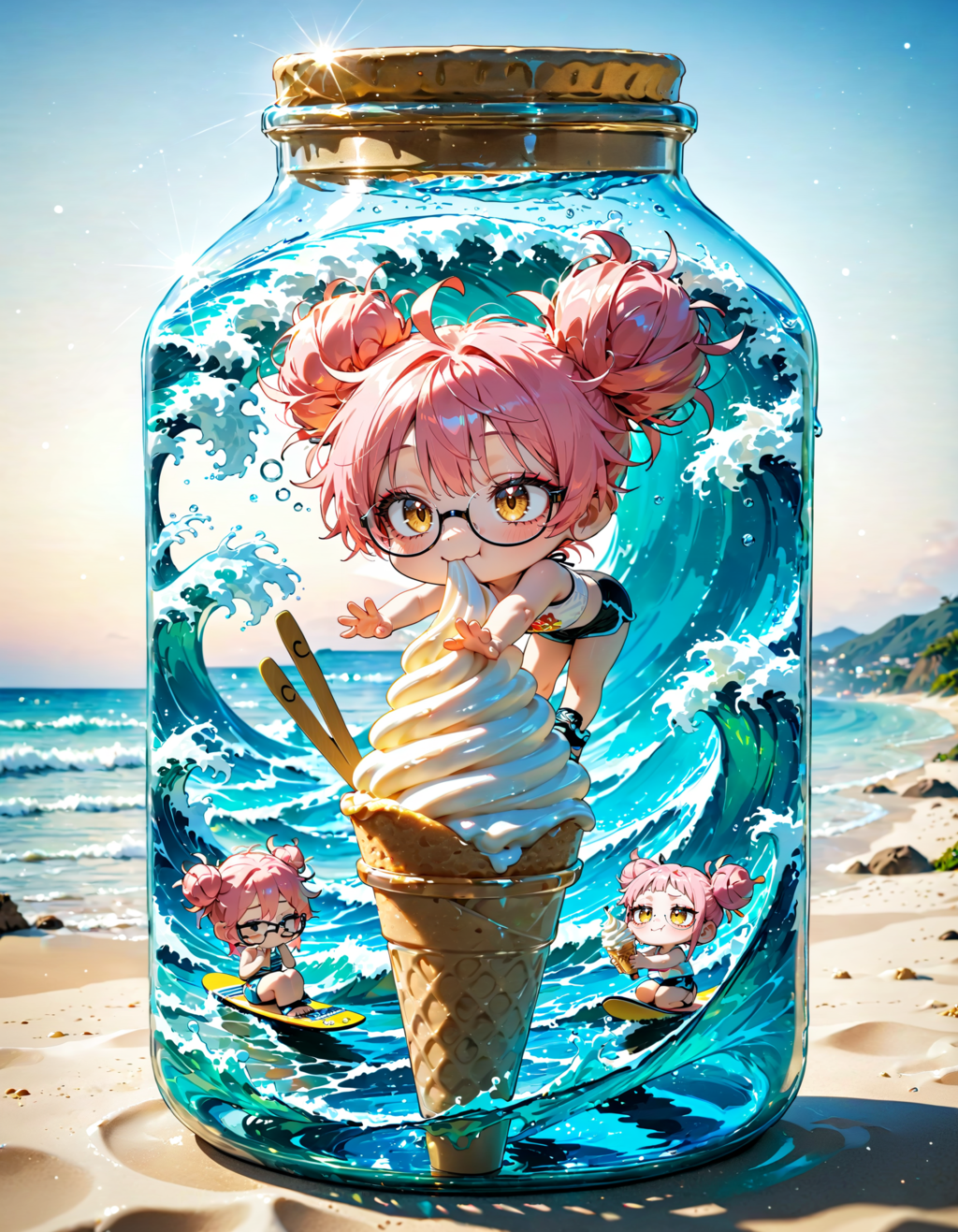 今日は何の日？　波の日。ソフトクリームの日