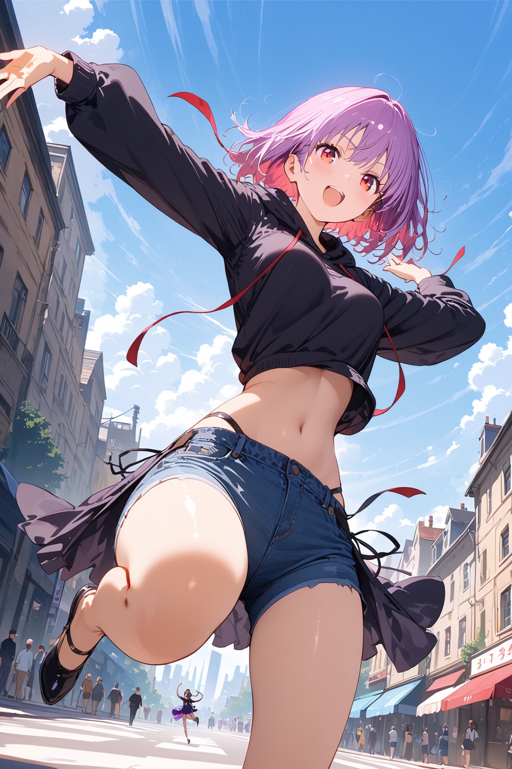 路上でダンス | の人気AIイラスト・グラビア