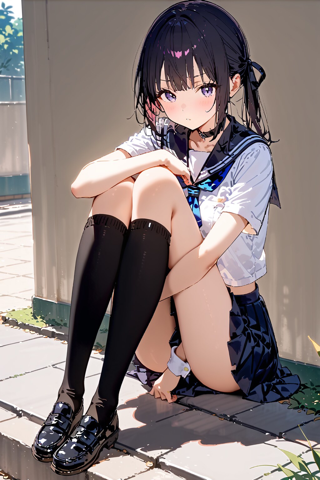 校舎裏で | の人気AIイラスト・グラビア