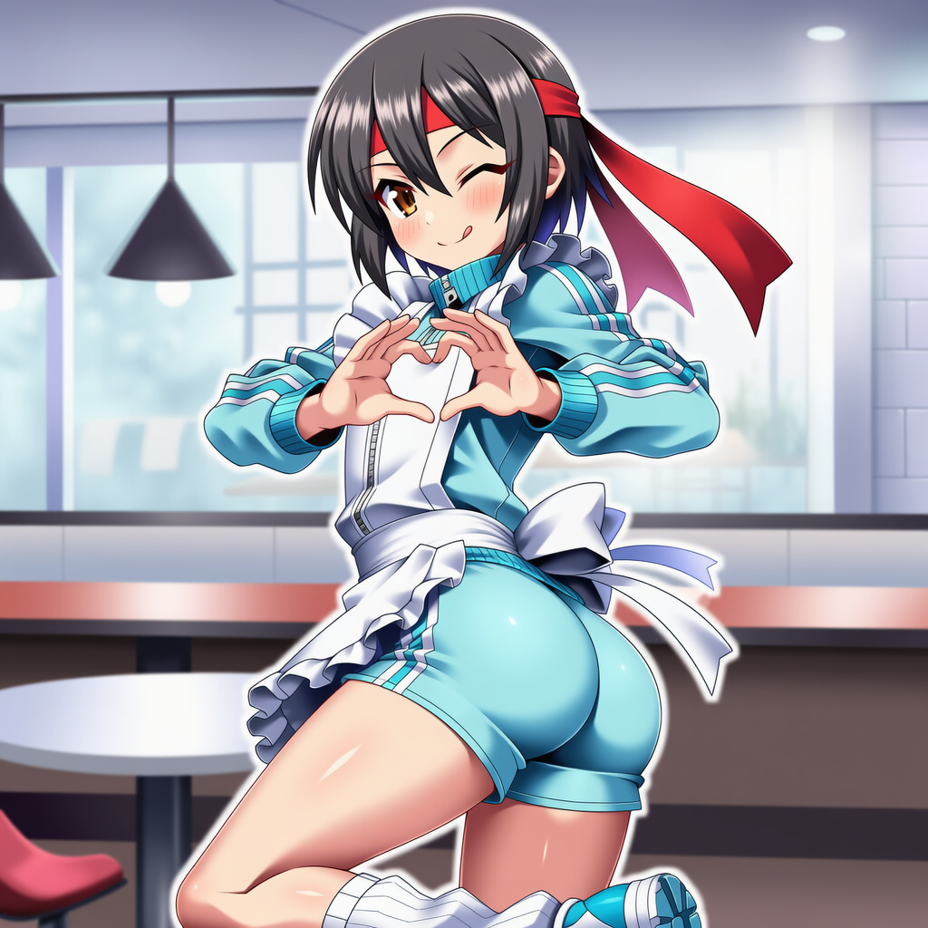凜のメイド姿