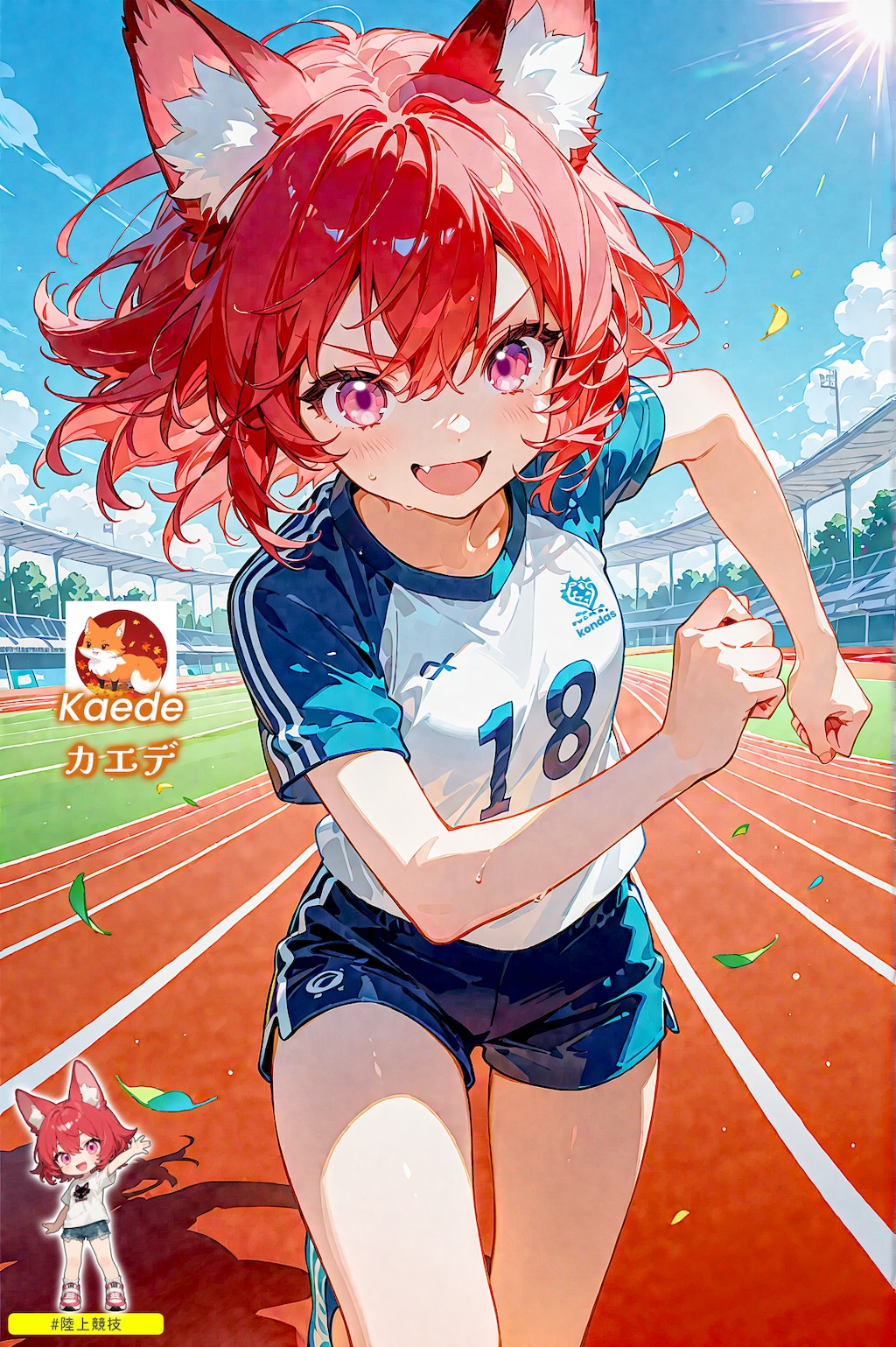 ちちぷい大運動会：うちの子チームでリレー！