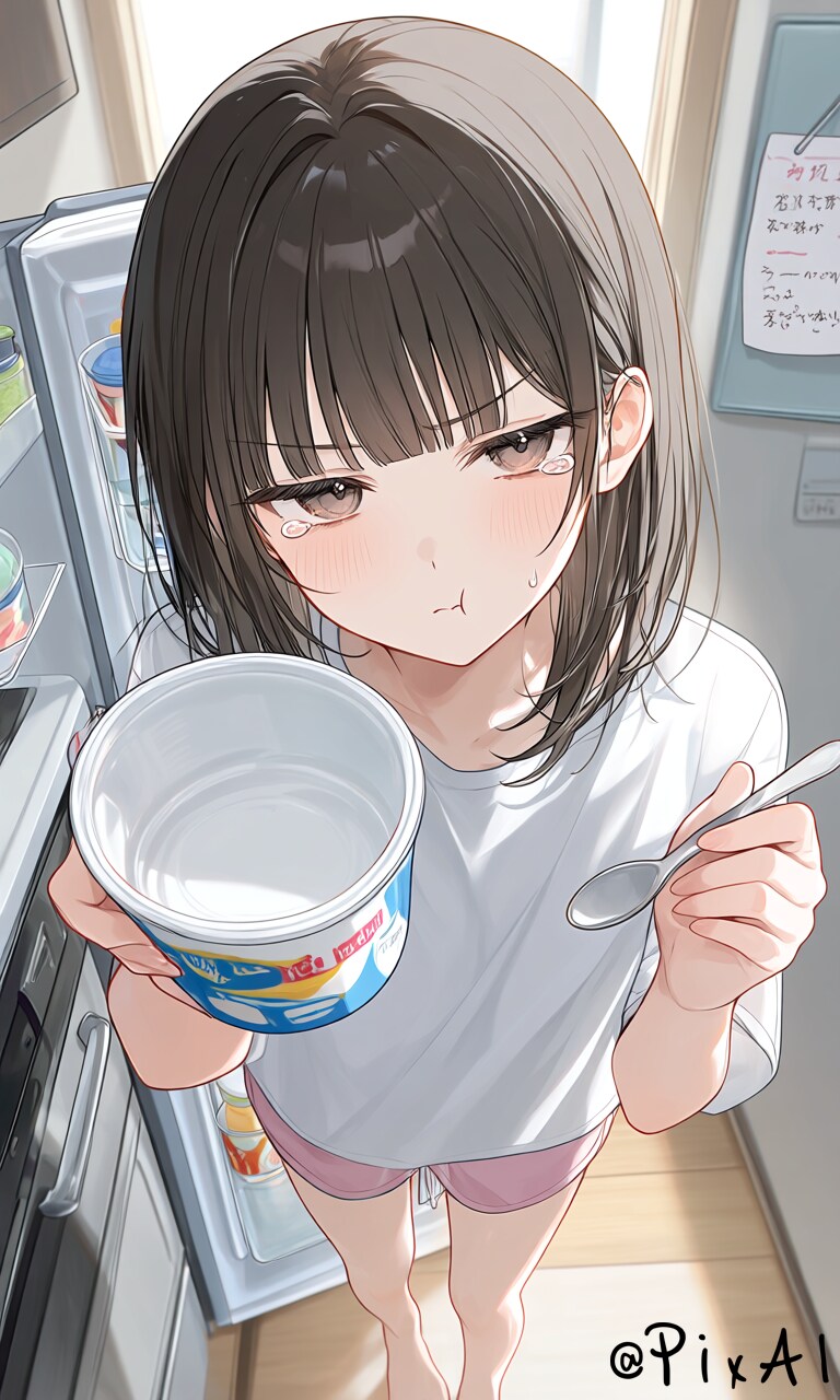 「・・・食べたでしょ？」 | の人気AIイラスト・グラビア
