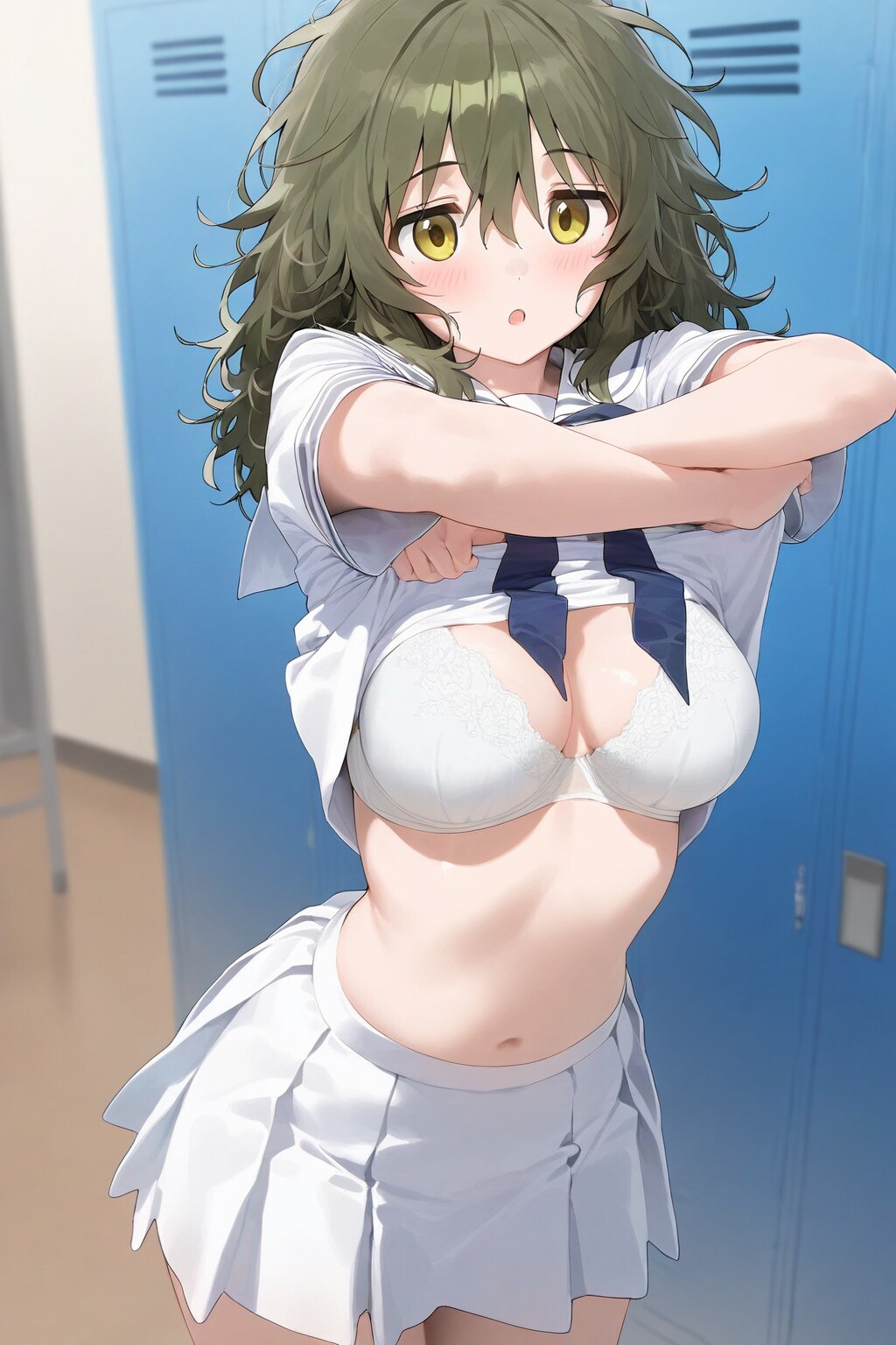 MESSちゃんの着替えの最中に遭遇【MESSちゃん卒業まであと７日】