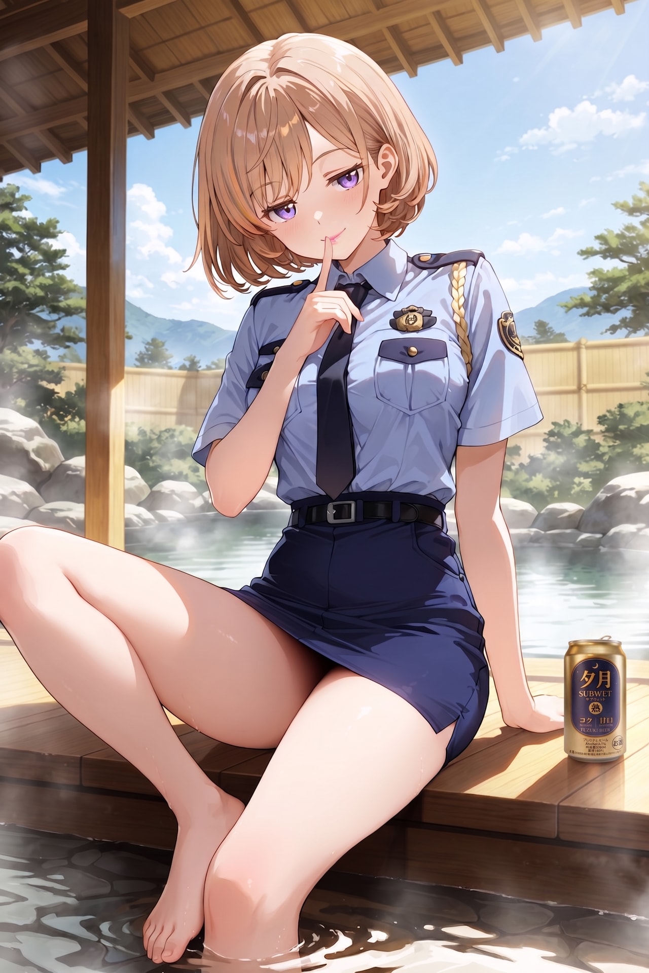 ジト目婦警さんとビール ～乾さつきのドライな日常～ Z723