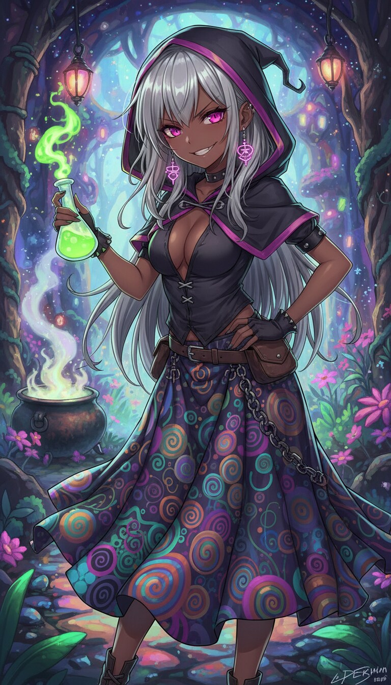 魔女の愛したロングスカート② | の人気AIイラスト・グラビア