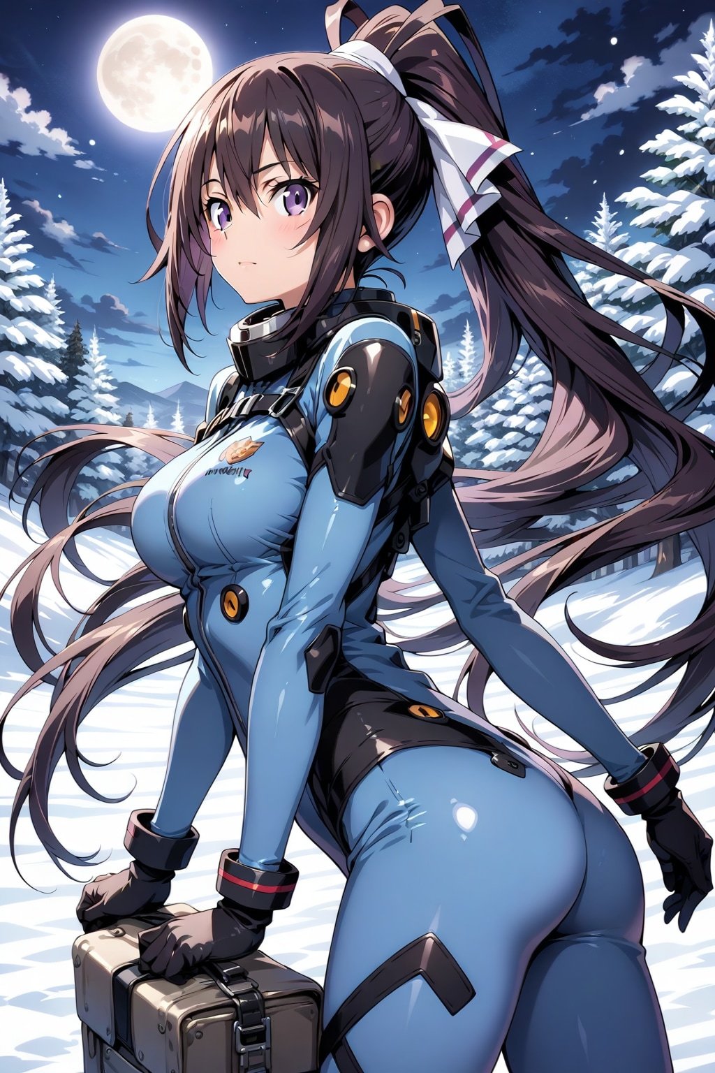 パイロットスーツの箒