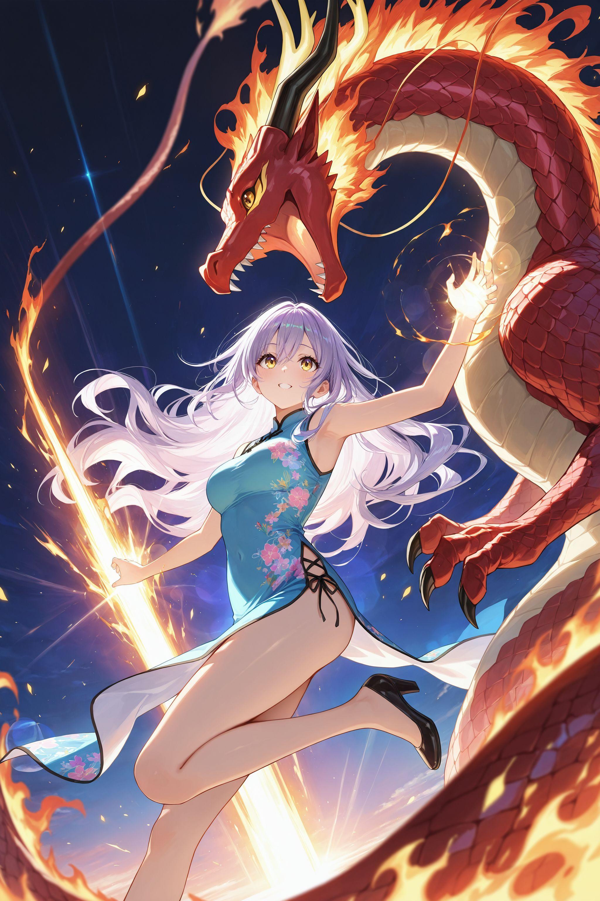 ドラゴン使いの少女