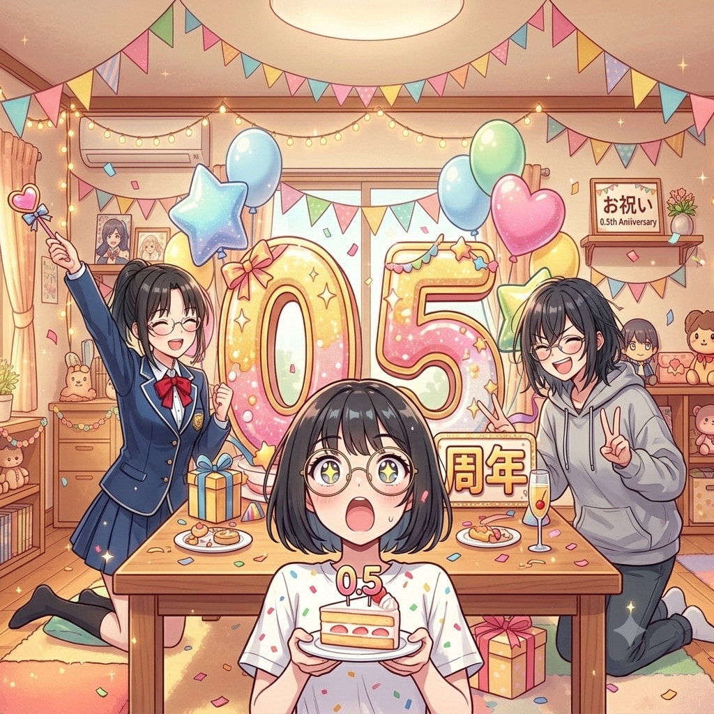 0.5周年ありがとう！！