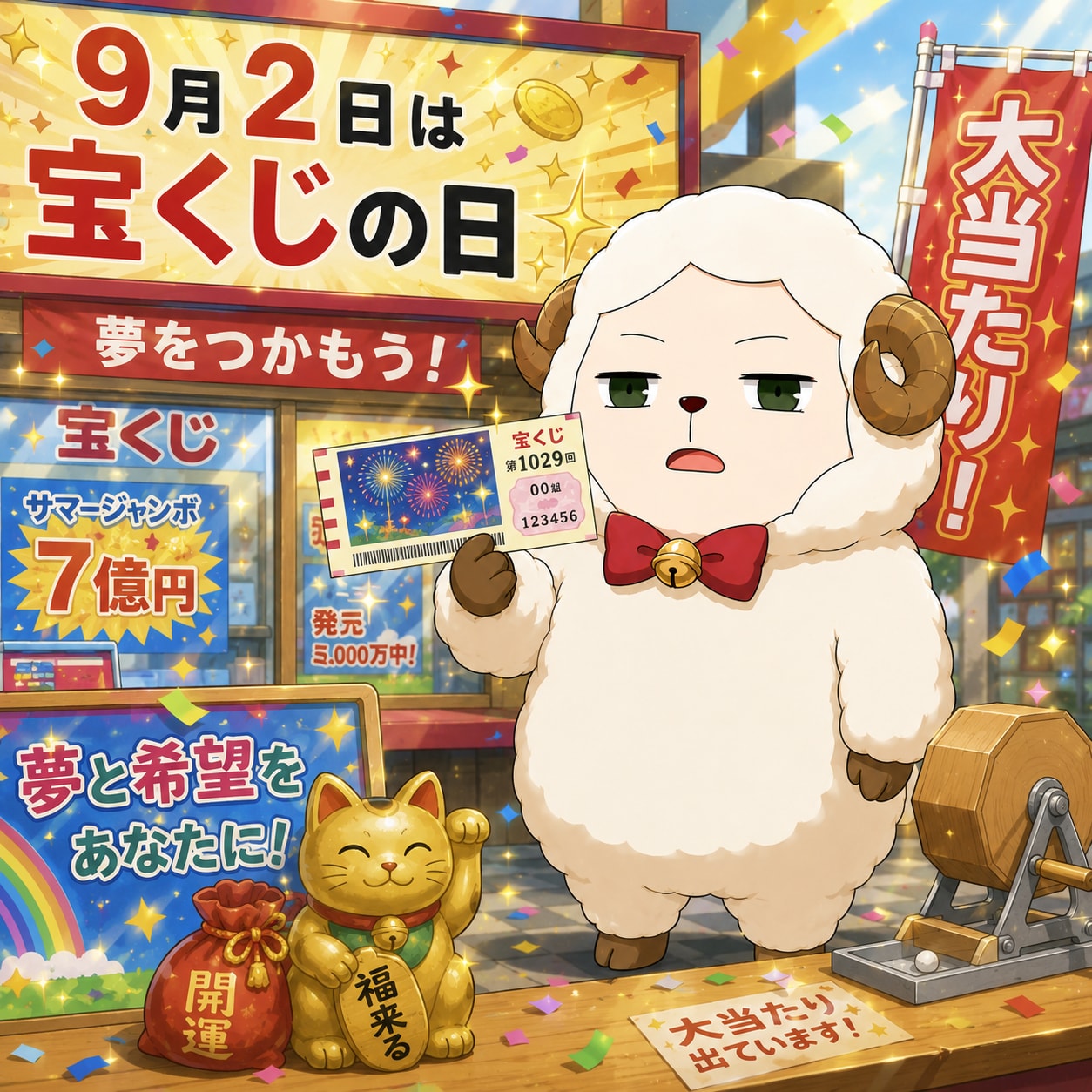 9/2 今日のヒツジ | の人気AIイラスト・グラビア