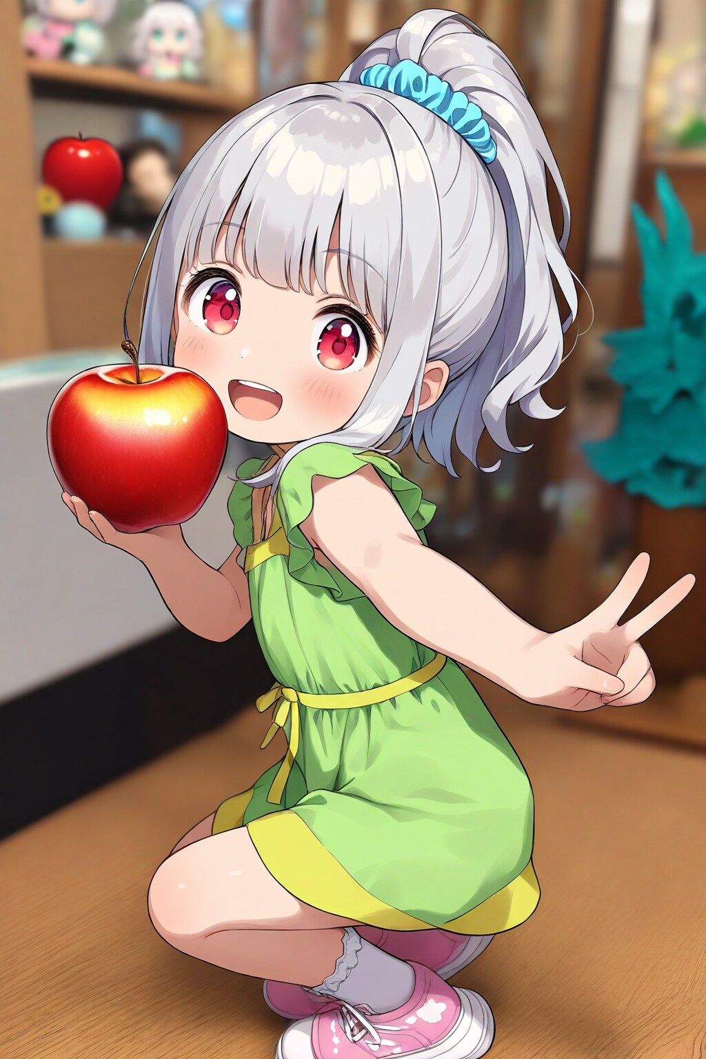 リンゴと雛菊ちゃん