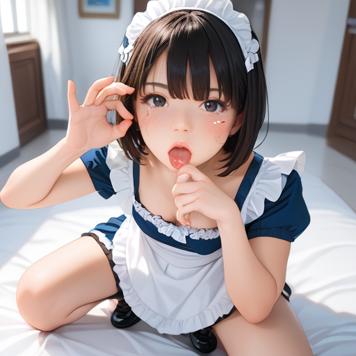 布団に土足が平気なメイド達