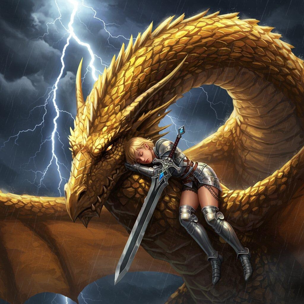 ドラゴンナイト🐉居眠り