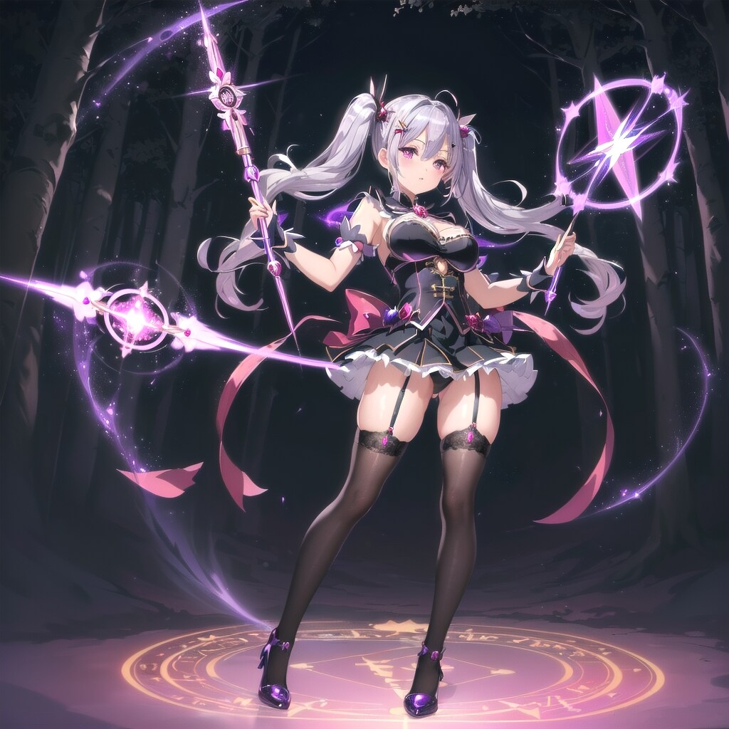 覚醒した魔力でボスを討ち倒すエルファシアさん16歳