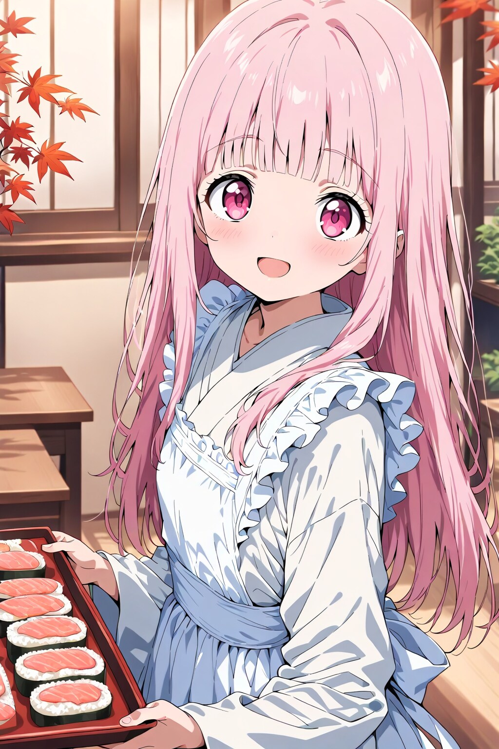 お寿司を運ぶOPALちゃん