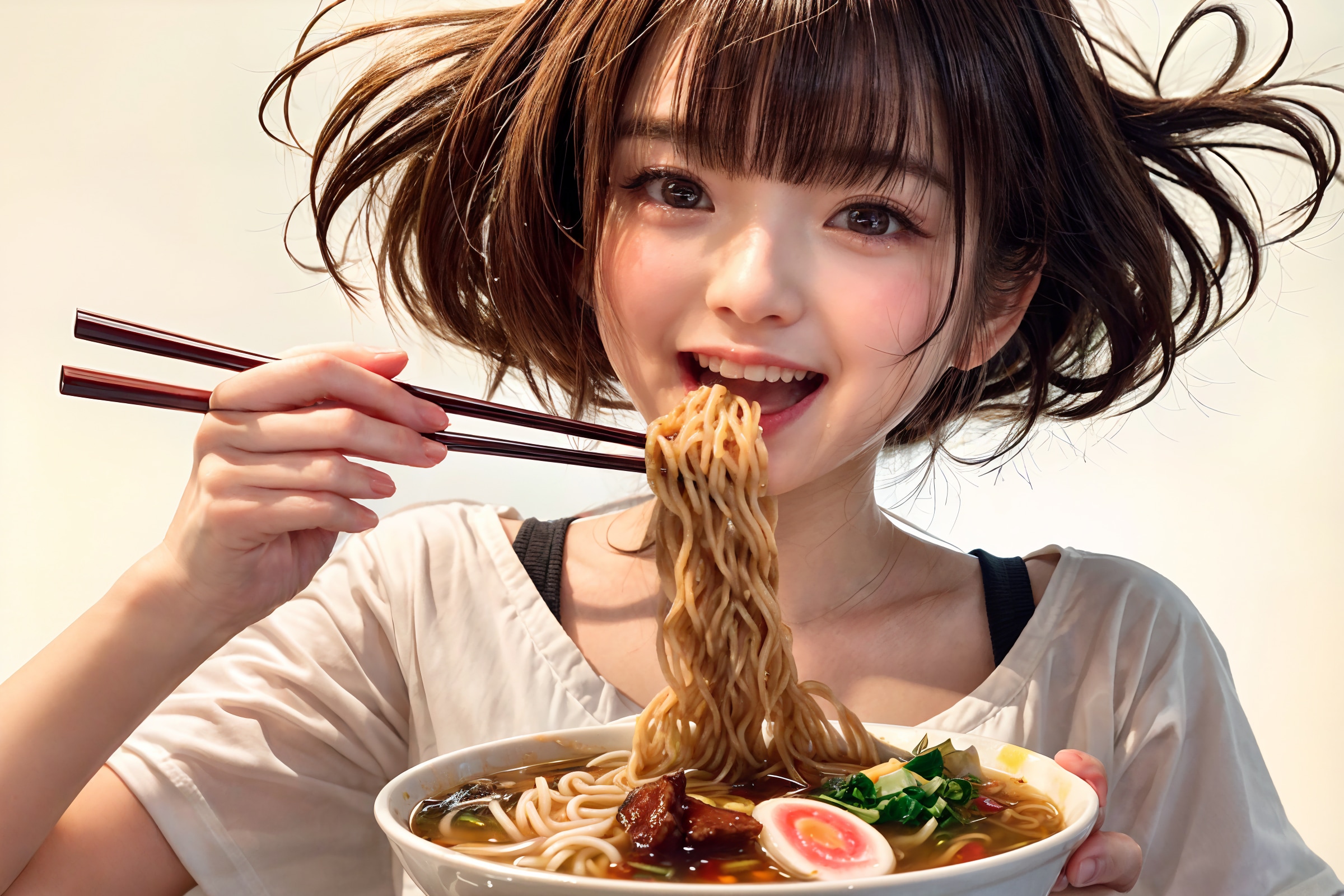 ラーメン大好き | の人気AIイラスト・グラビア