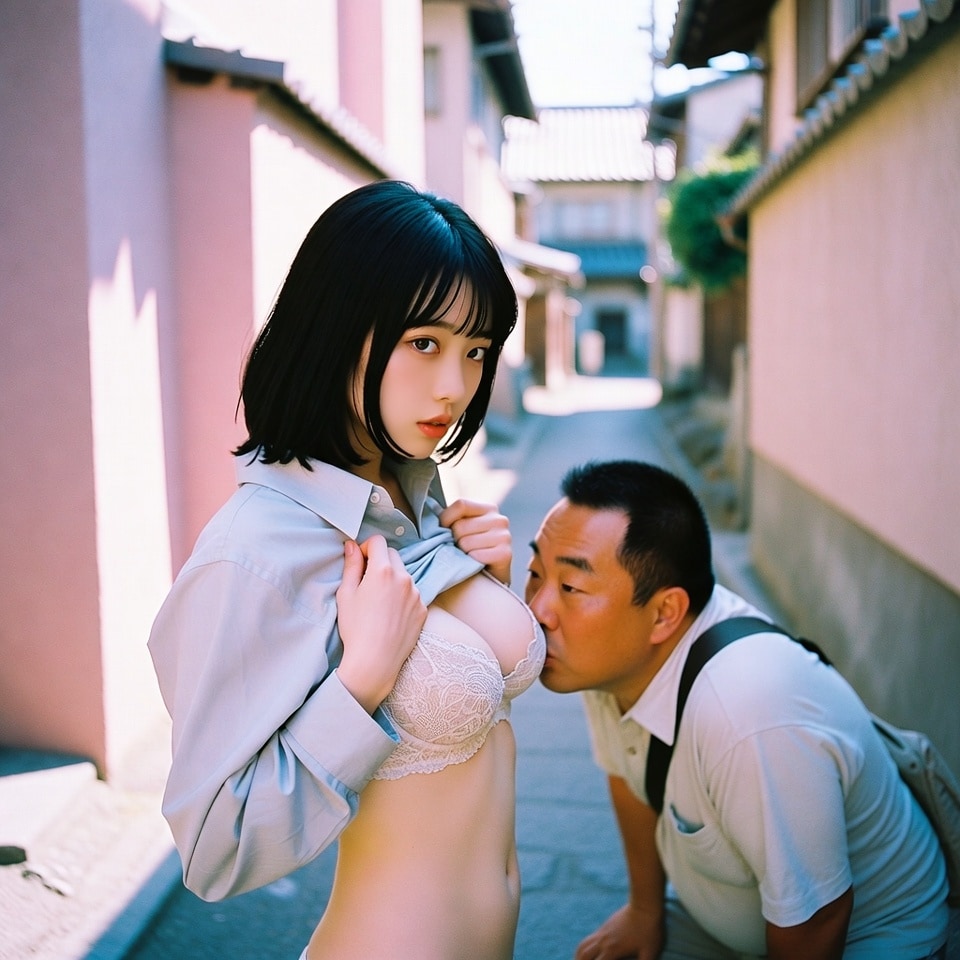 観光地にて2