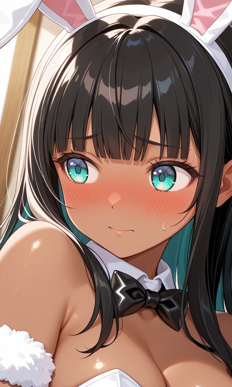 【うちの子】水着撮影は平気だけどバニーコスは恥ずかしい、ひかりちゃん