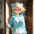 「今日から仕事・・・やだぁ」 2枚目