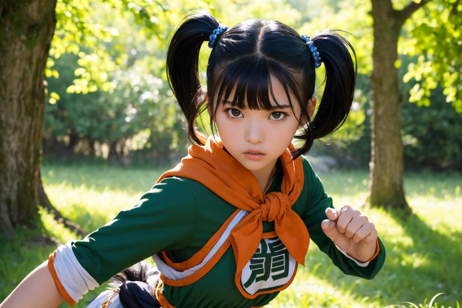 AIコスプレ：女武闘家(DQ3)