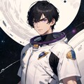 宇宙と黒髪短髪男性★その2（12枚） 2枚目