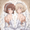 灰原哀＆メアリー世良Wウェディングドレス 4枚目