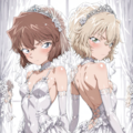 灰原哀＆メアリー世良Wウェディングドレス 6枚目