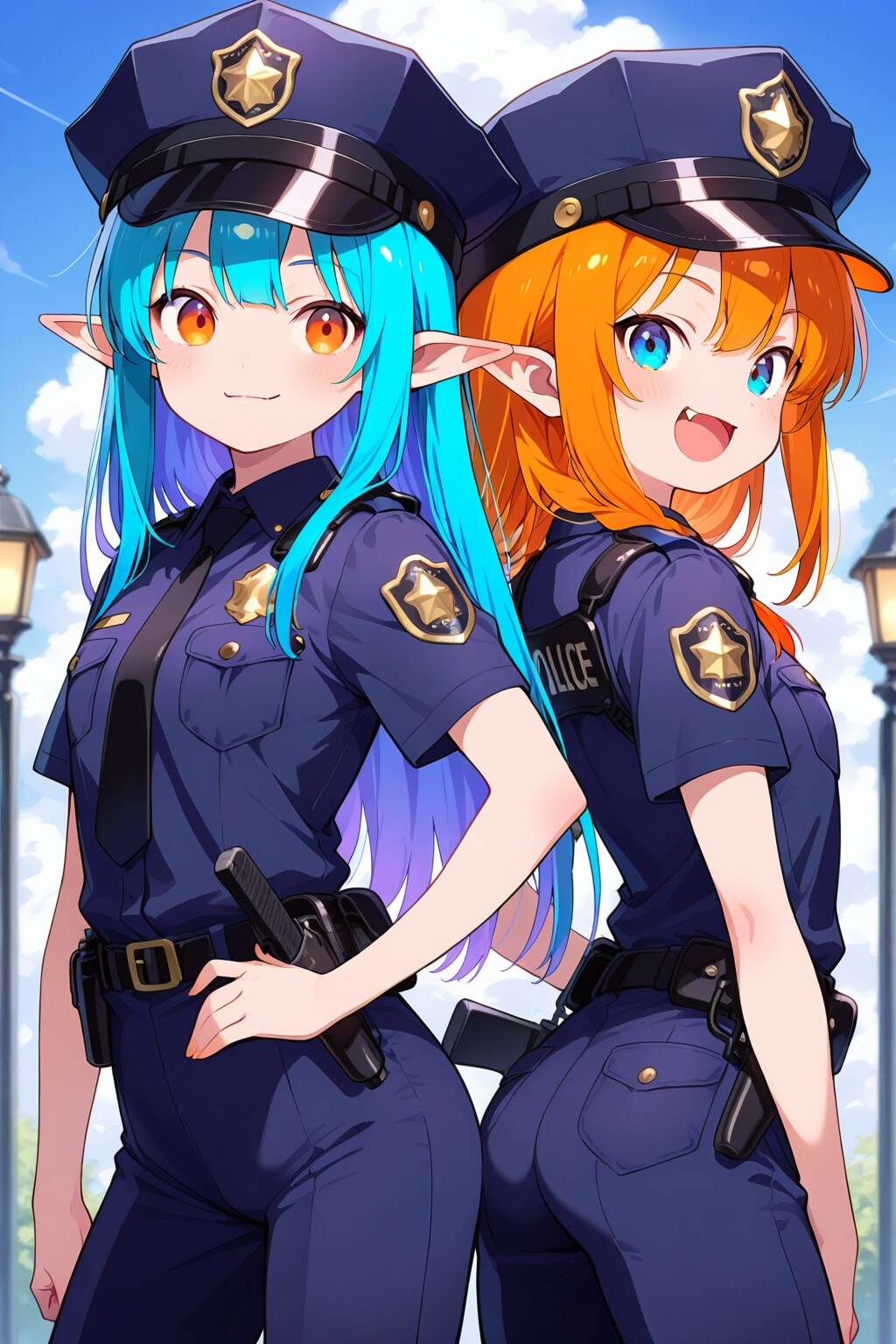 双子で警官