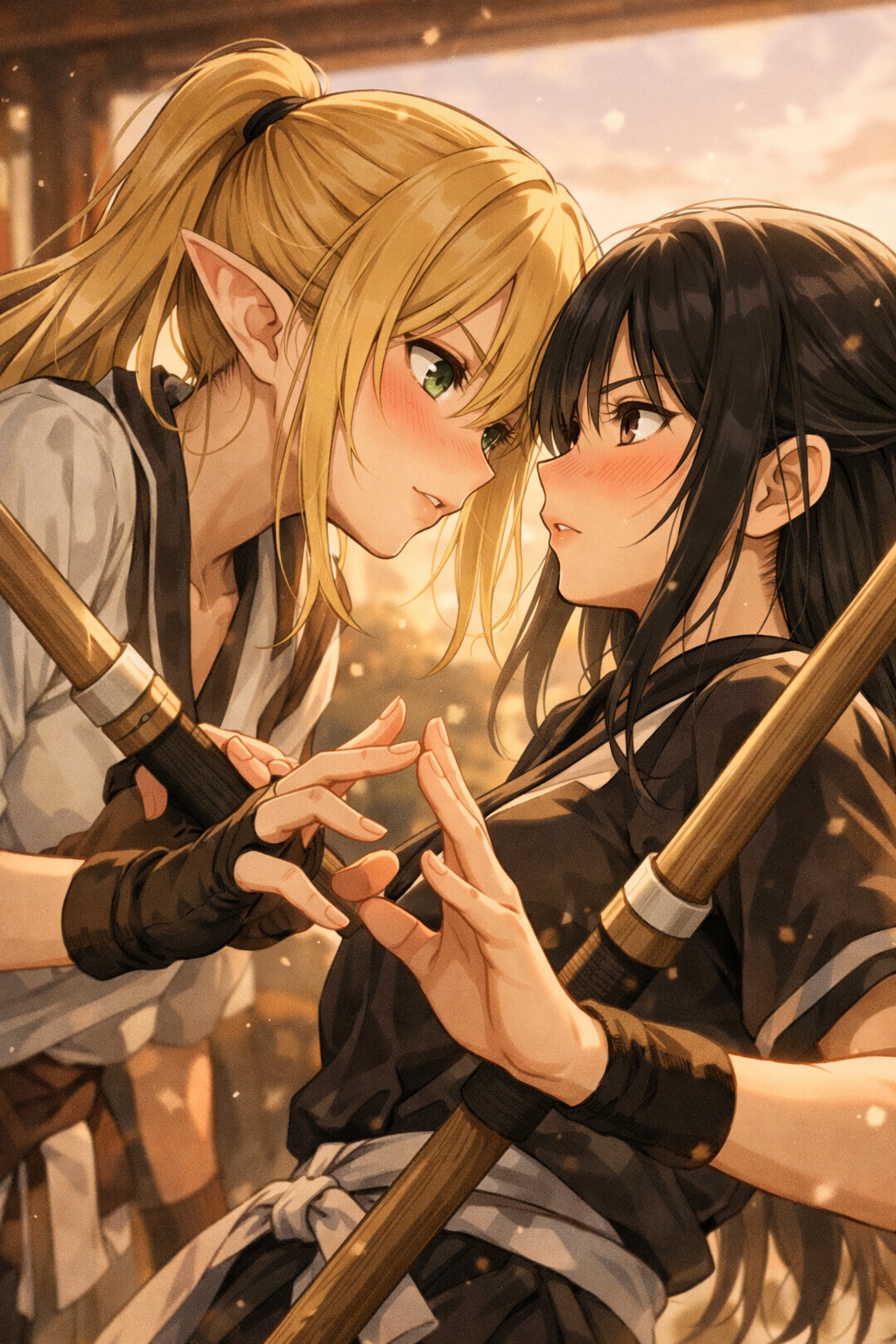 接戦(決闘の日 01） | の人気AIイラスト・グラビア