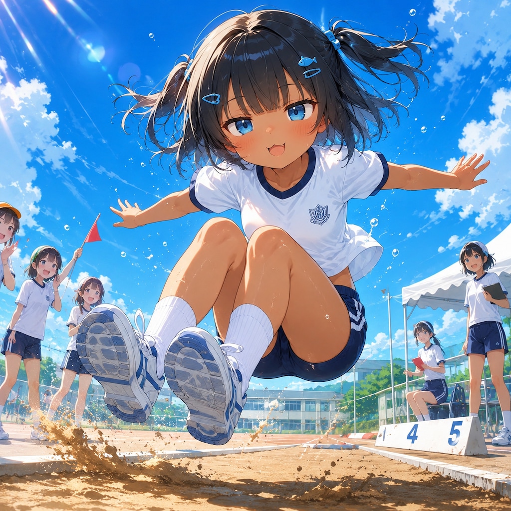 跳んでるこなつちゃん