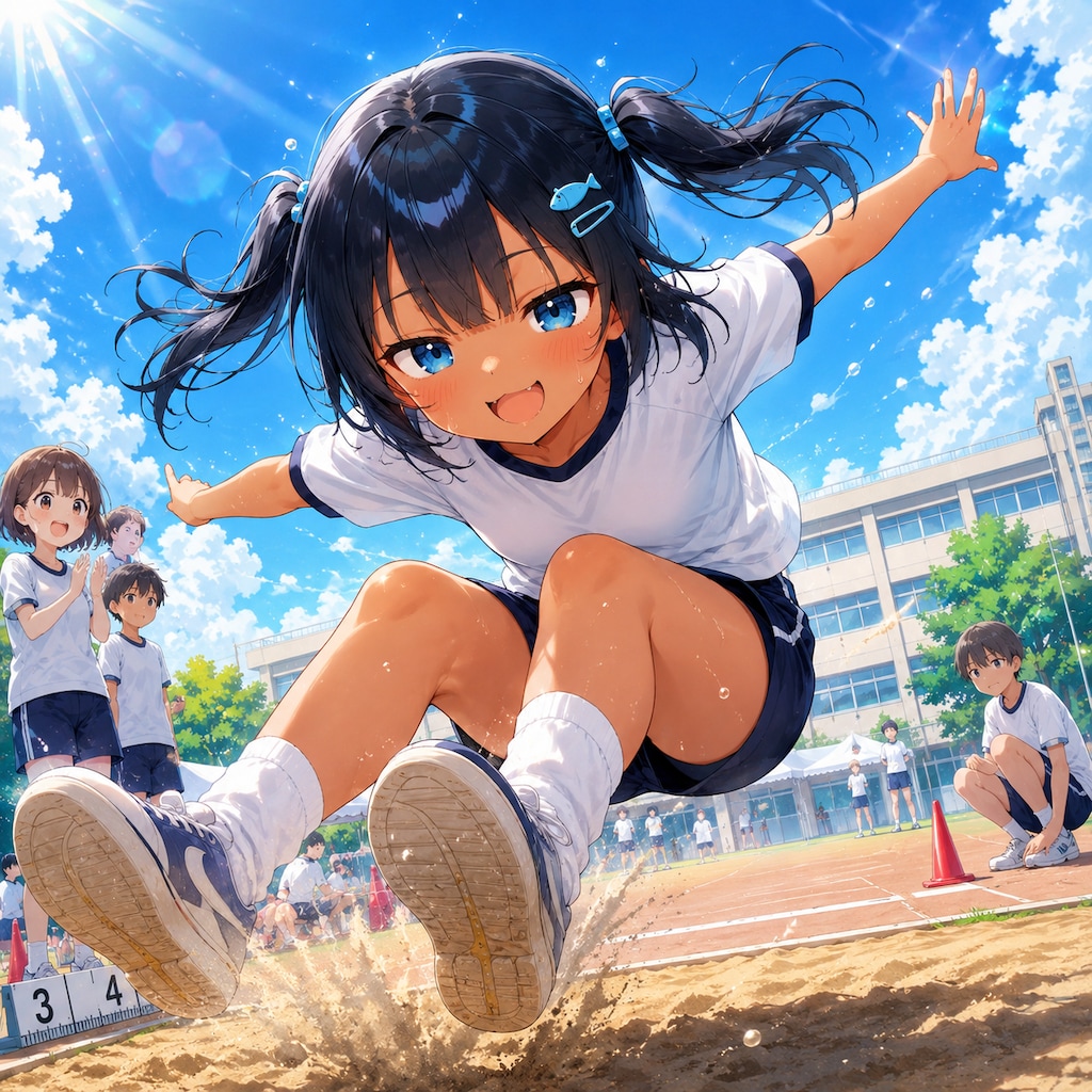 跳んでるこなつちゃん