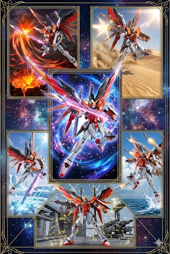 ハイネ専用デステニーガンダム | の人気AIイラスト・グラビア