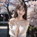 桜♡（オフショル） 9枚目
