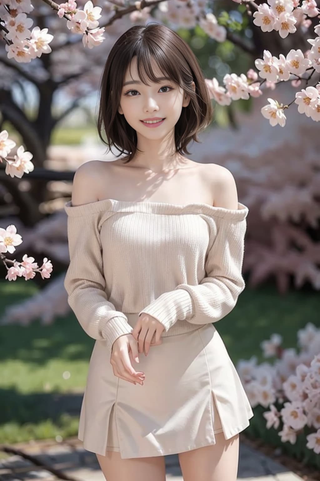 桜♡（オフショル）