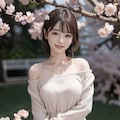 桜♡（オフショル） 3枚目