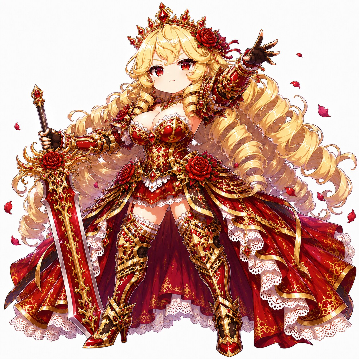 🌹新キャラ紹介🌹 《紅薔薇の副団長》 ロザリア・フォン・デア・ローゼンフェルト