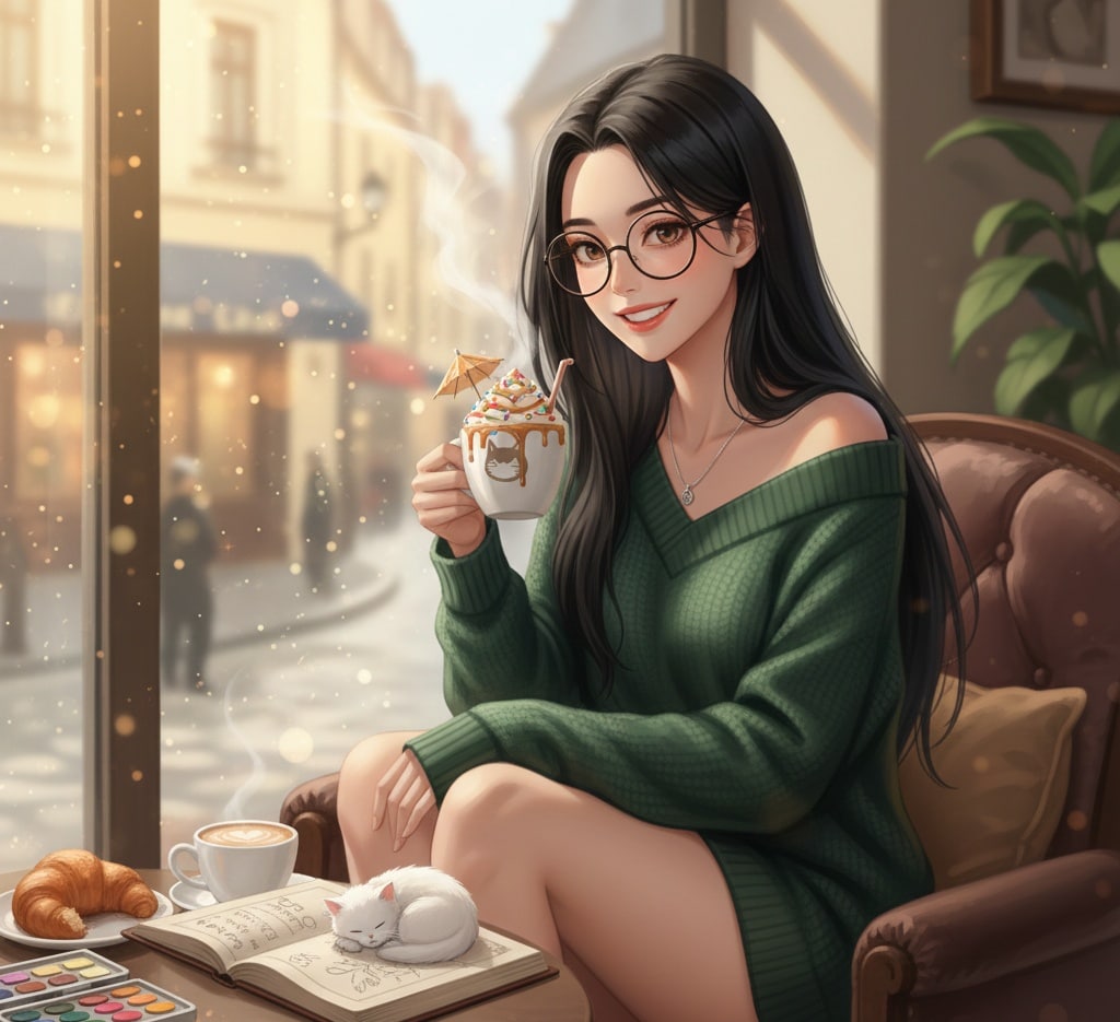 香りに溶ける、至福のひととき | の人気AIイラスト・グラビア