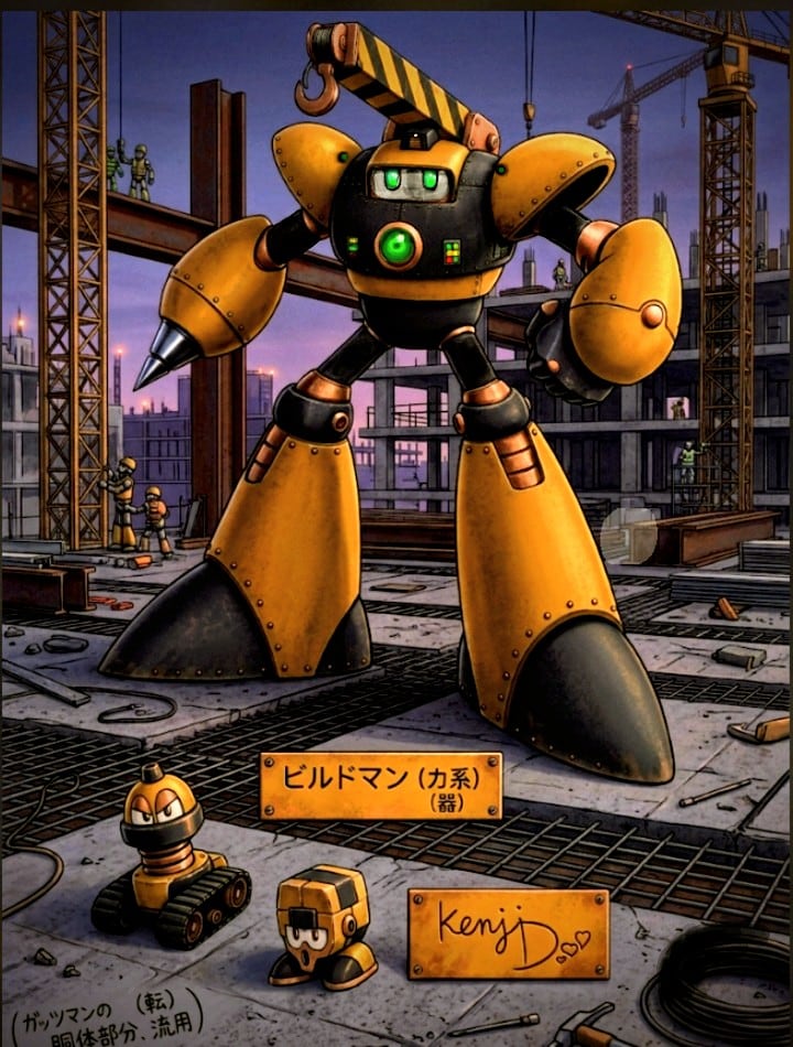 Dr.ケイオスの、　　　　　　　　　　　　　オリジナルナンバーズロボット。
