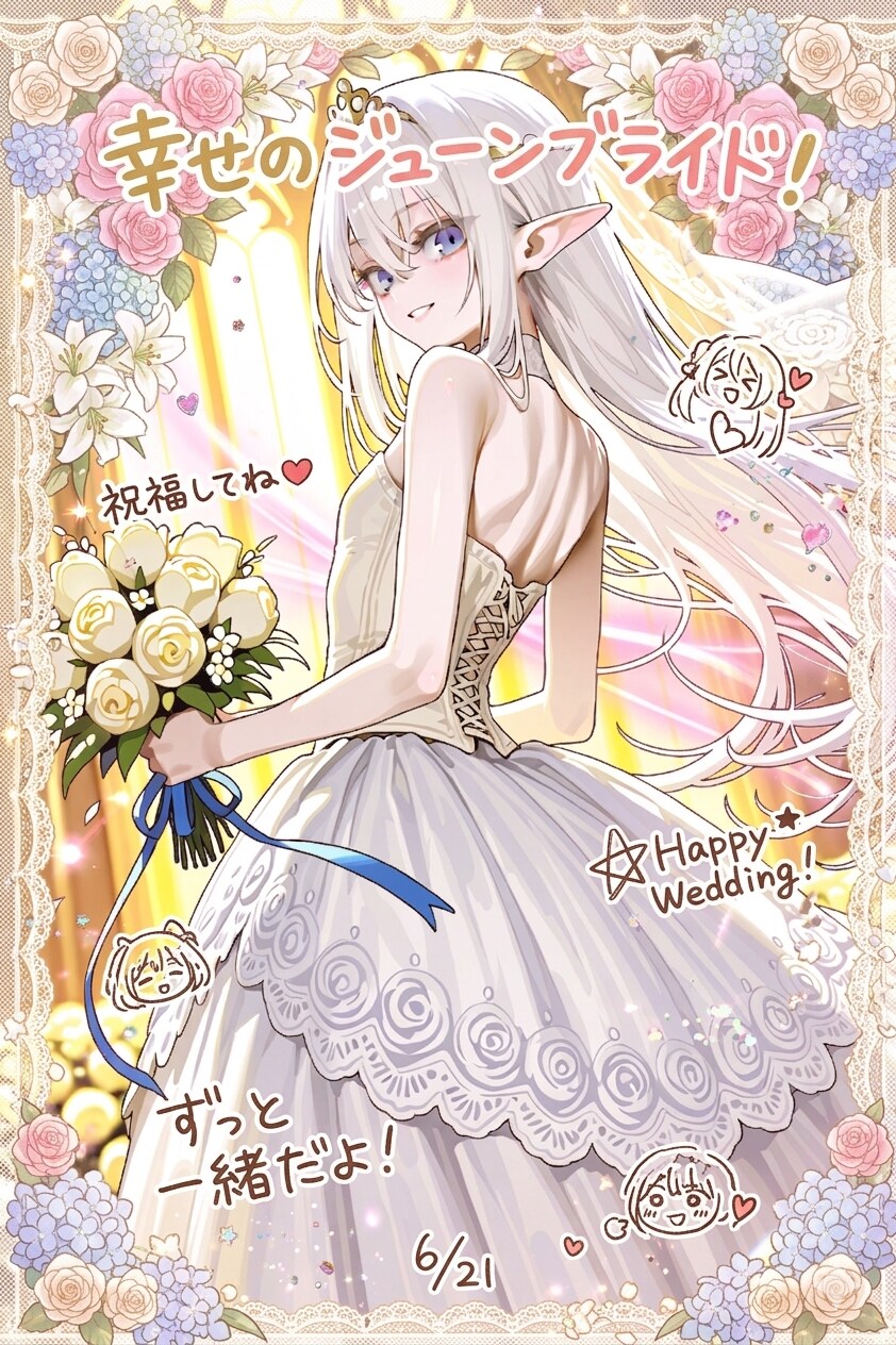 エルフなLILYちゃん。※別衣装＋AIデコver