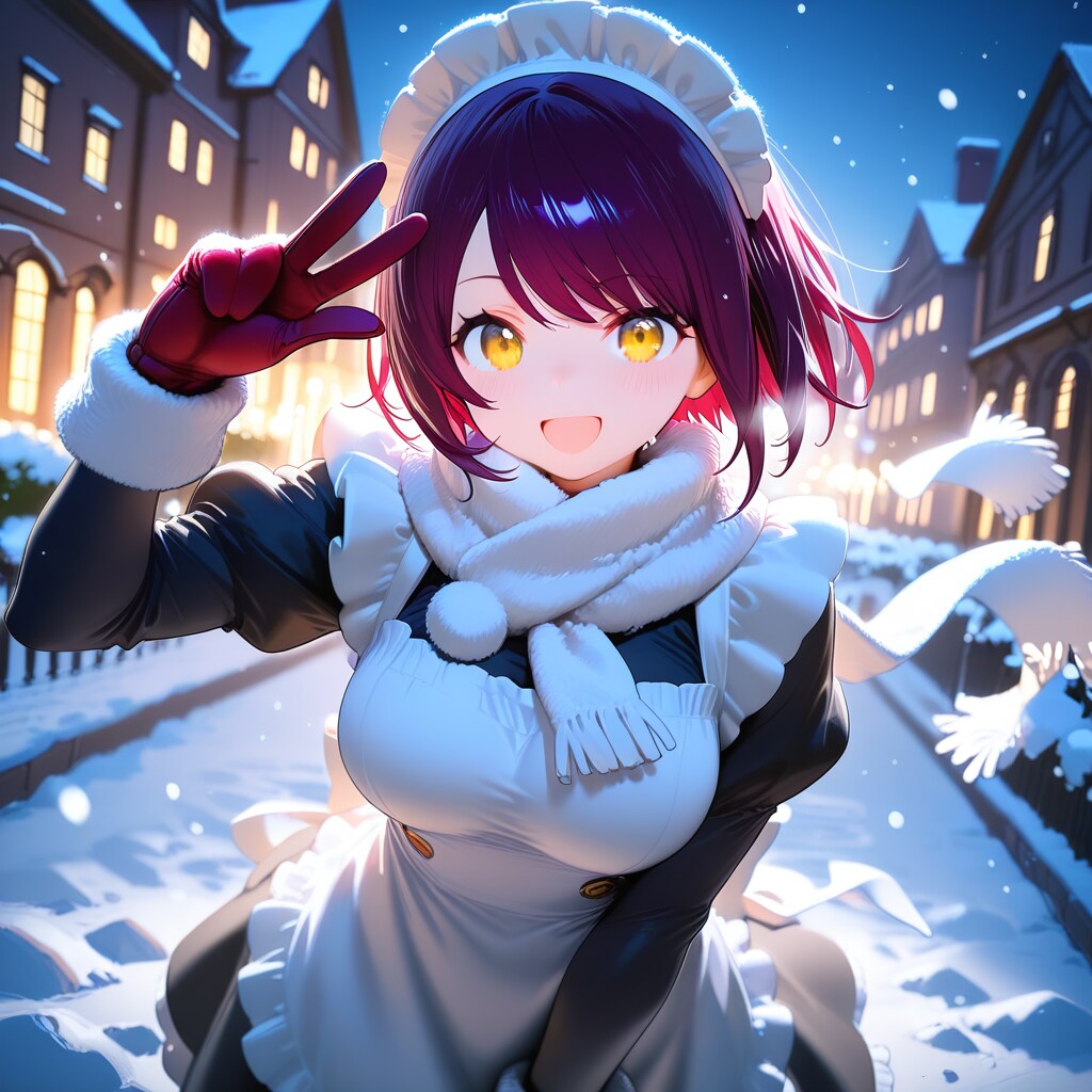 こんばんは（挨拶メイドの芽衣ちゃん）