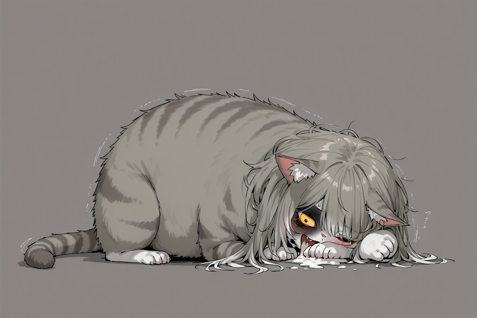 「身の毛がよだつほど恐ろしい猫」のはずだったんだ | の人気AIイラスト・グラビア