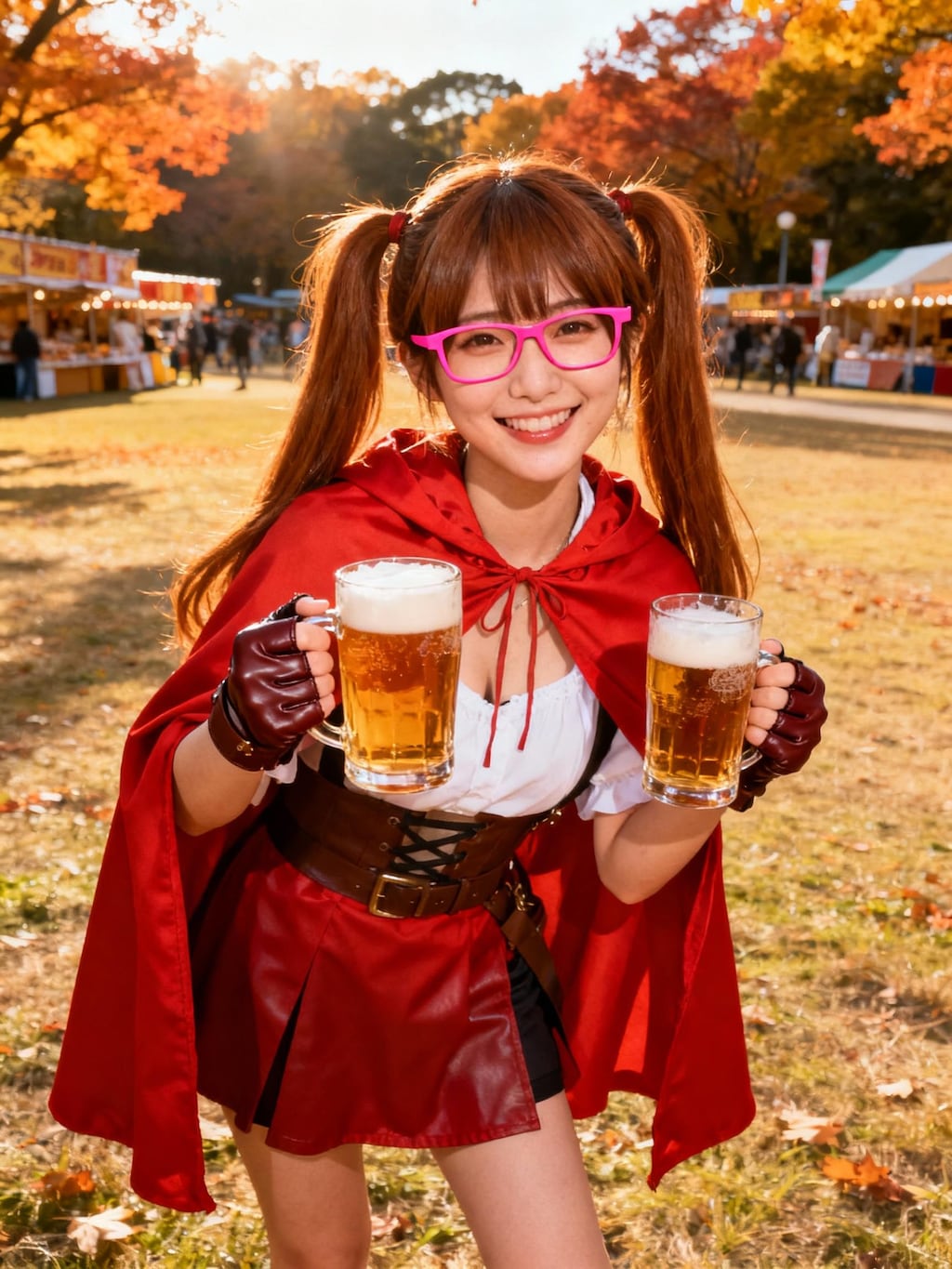 オクトーバーフェスに来た赤ずきんちゃん