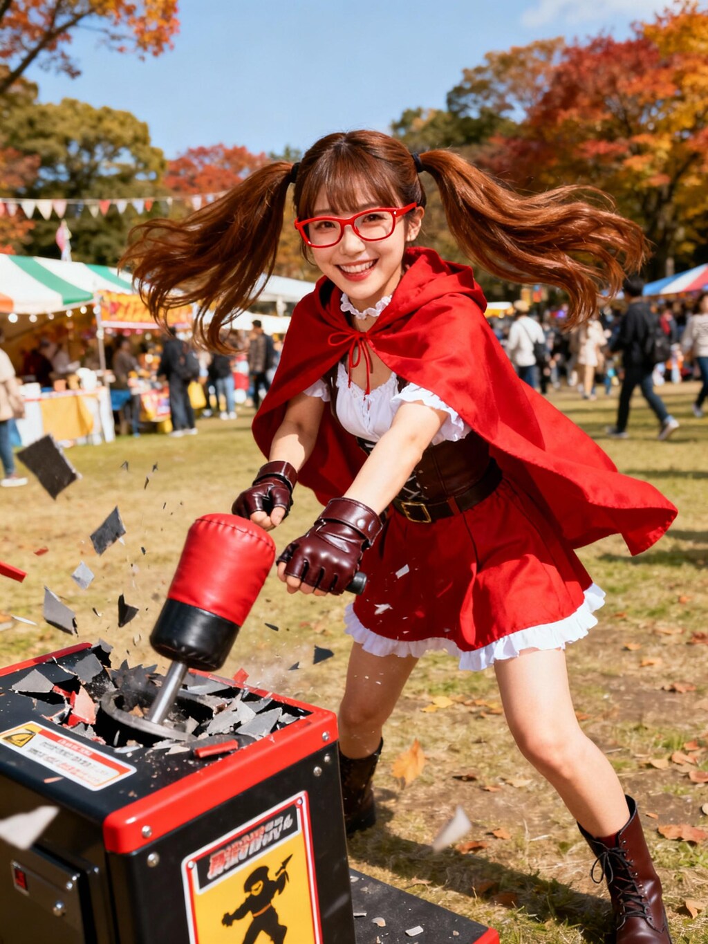 オクトーバーフェスに来た赤ずきんちゃん
