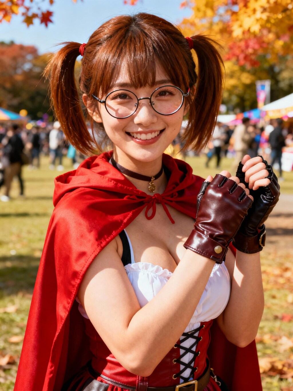 オクトーバーフェスに来た赤ずきんちゃん