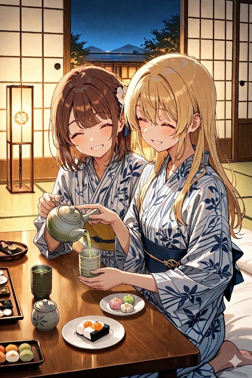 湯宿の夕べ