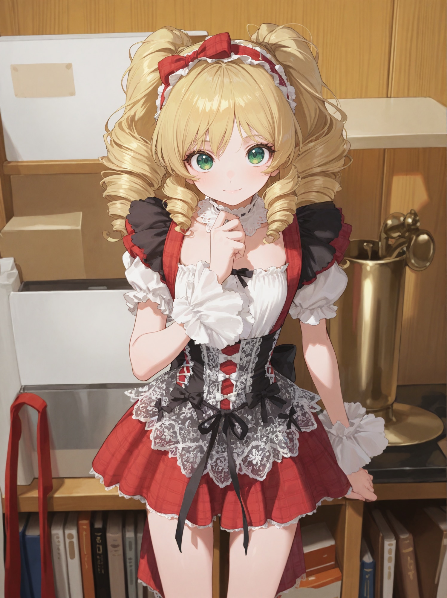 ドレスのカリンちゃん | の人気AIイラスト・グラビア