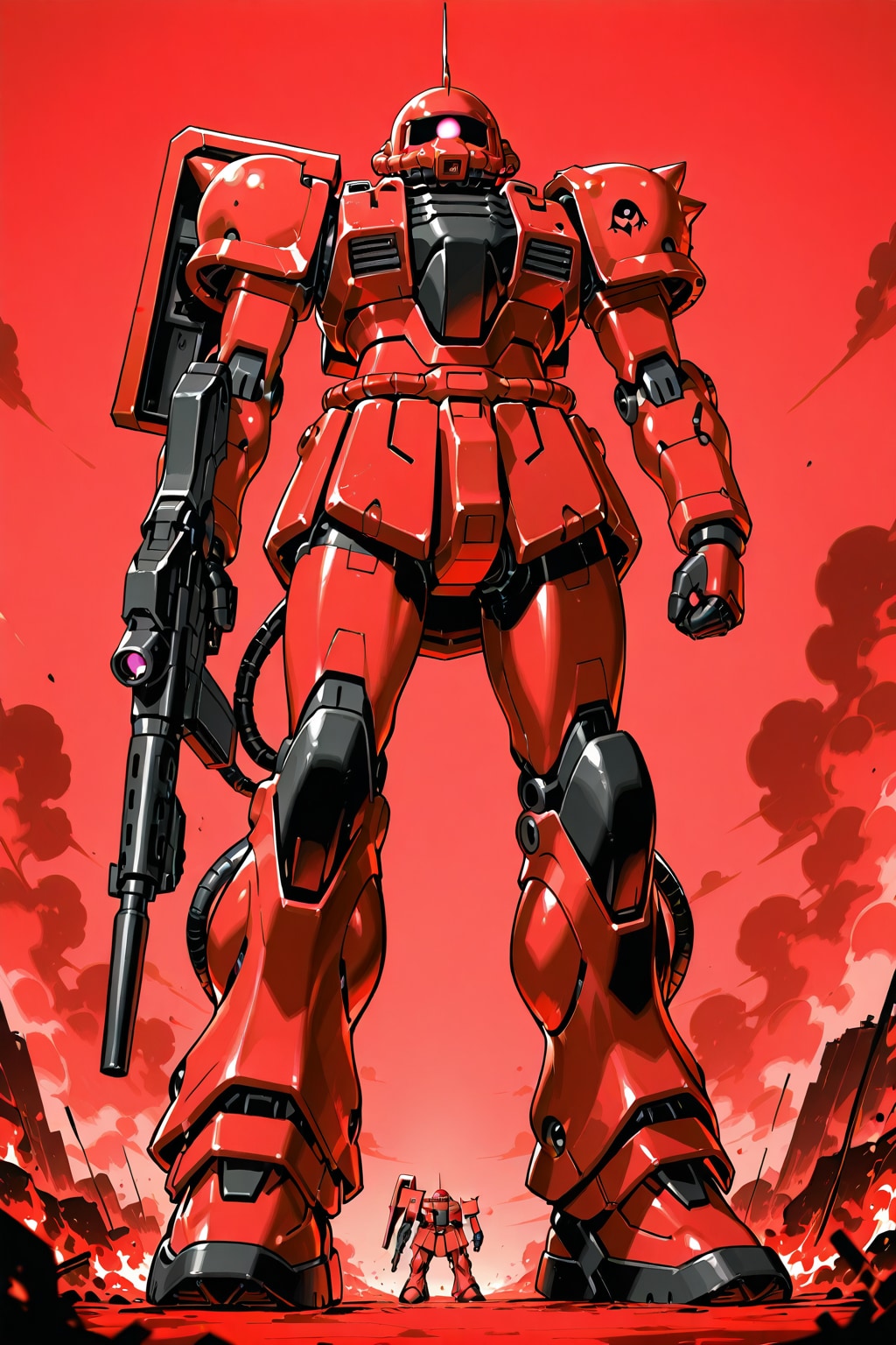 赤いザク | の人気AIイラスト・グラビア