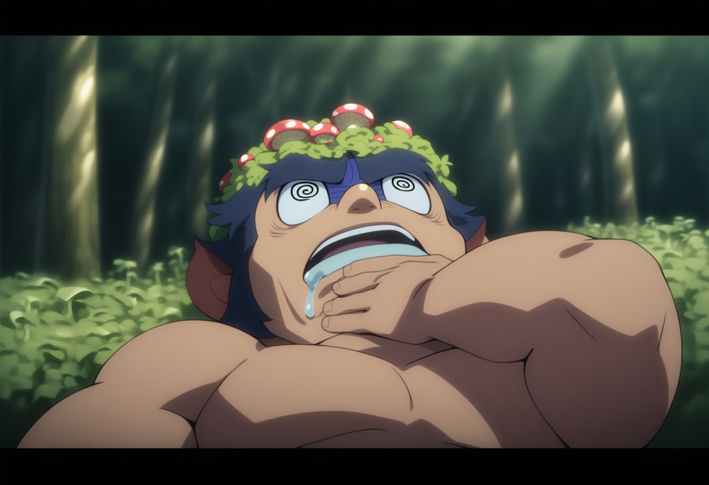 キノコ戦士化する令子