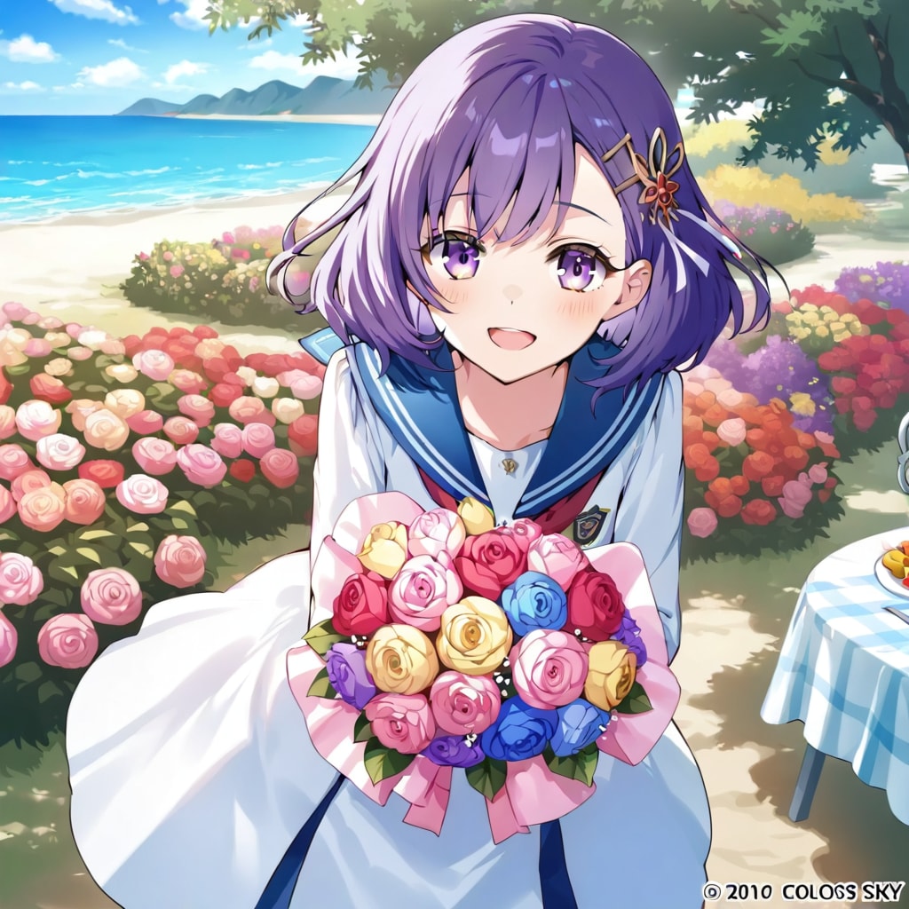 カラフルな花束