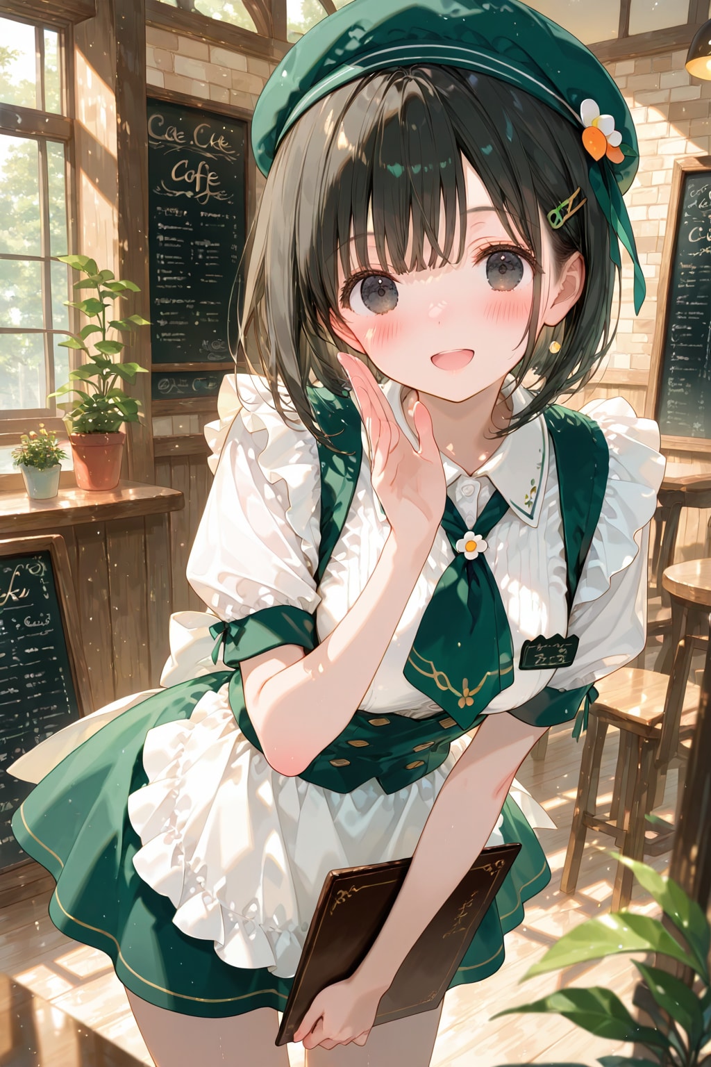 妹ちゃん✨カフェへようこそ‼️🥰☕️✨１５５ | の人気AIイラスト・グラビア